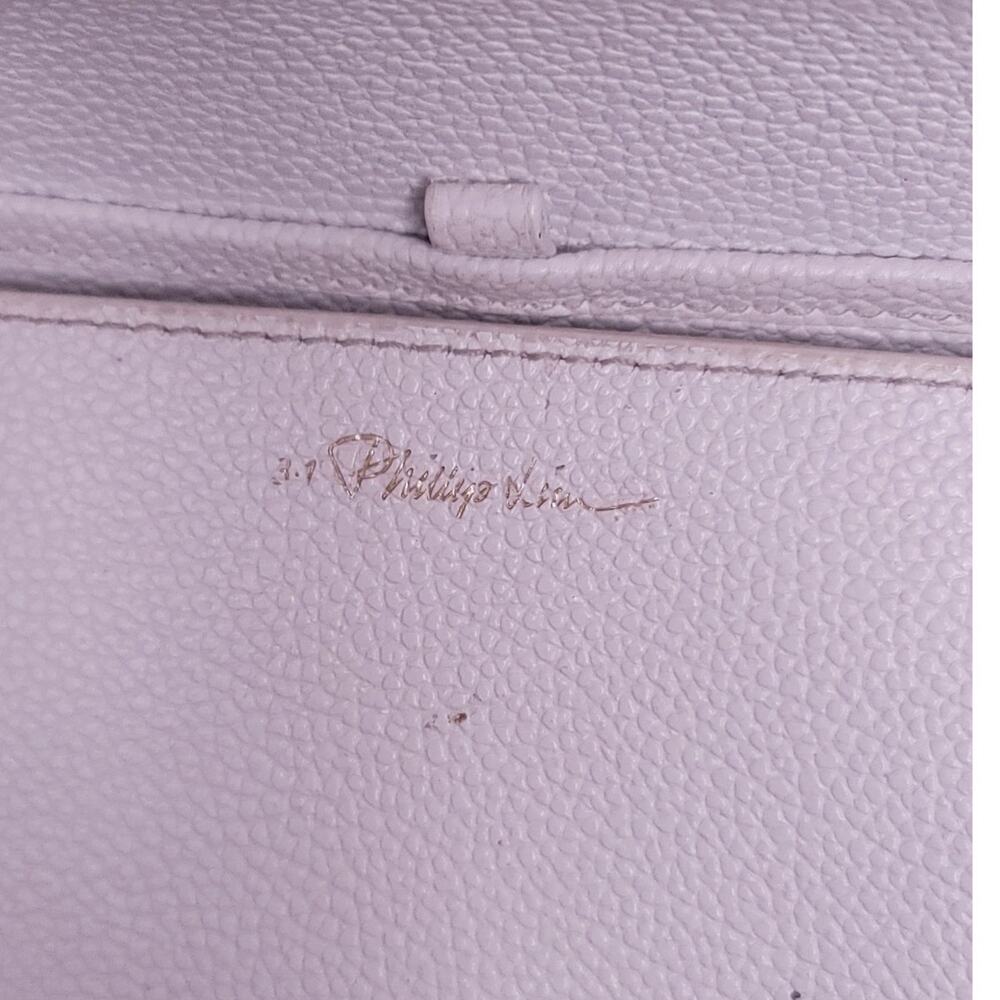 3.1 Lim Philip Lim White Leigh Top Handle Leather Satchel  (White) - Picture 9 of 10